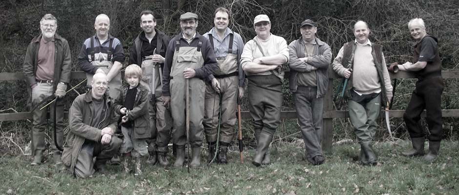 A Habitat Improvement Work Party on the Little River Avon