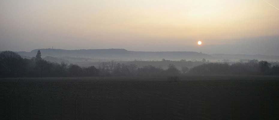 Sunrise on the Little River Avon